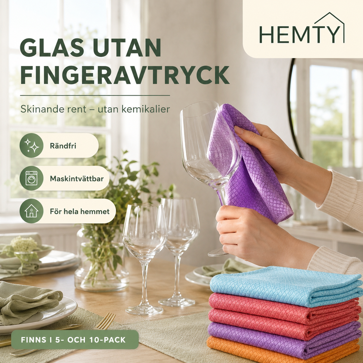 Hemty Magicloth — Ultrafin mikrofiberduk