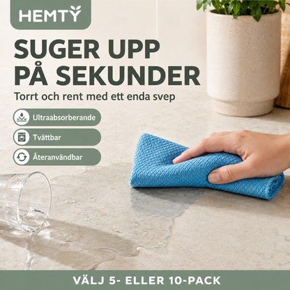 Hemty Magicloth — Ultrafin mikrofiberduk