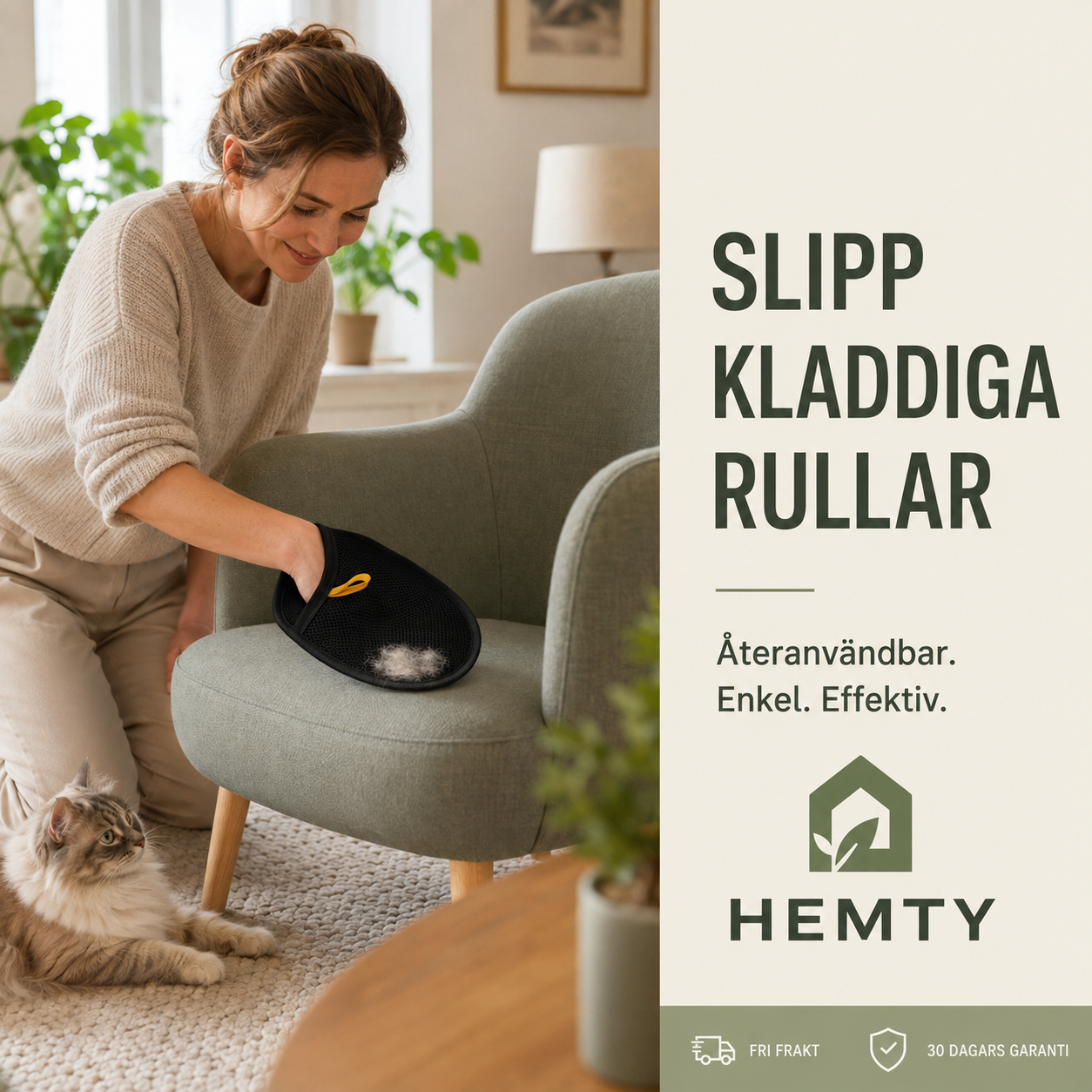 Hemty — Världens mest effektiva djurhårborttagare