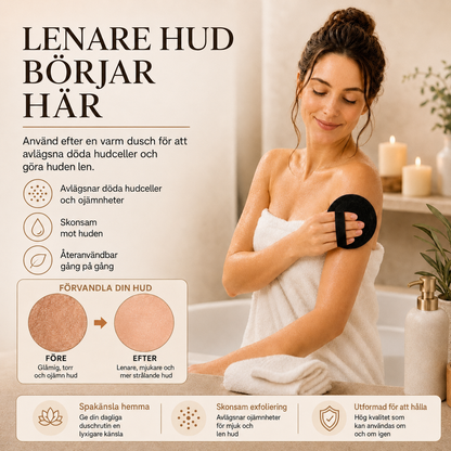 Exfolieringsdyna för Duschen — Ta Bort Död Hud Utan Ansträngning