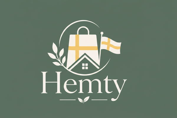 Hemty Logo White on Green