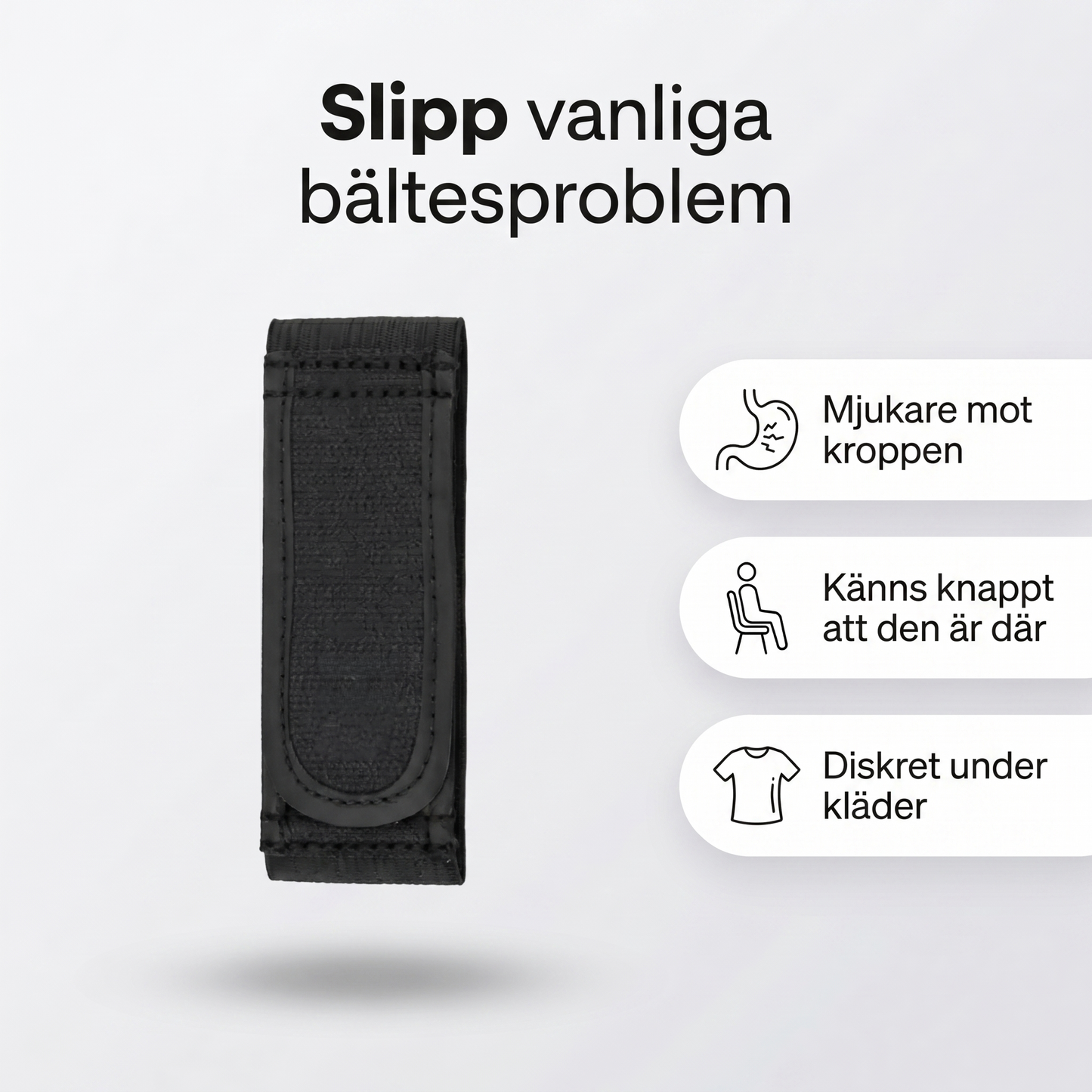 Slut på bältestrycket